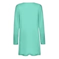 thumbnail image 5 of SDNall Long Cardigans for Women Color Long Sleeve Casual Tops Blouse with Pocket Cardigan (Mint Green, Sizes S-XXL), 5 of 9