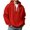 AB188 Red, variant on Bainana Men'S Half Zip Hoodie Long Sleeve Comfortable Hoody Solid Color Hooded Tops Streetwear Fall Outfit Size L