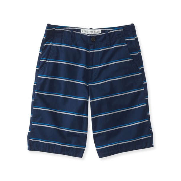 Aeropostale Aeropostale Mens Striped Longer Length Casual Bermuda