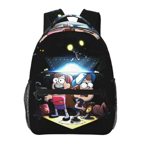 Gravity FALls Backpack Cartoon Cute Travel Backpack Lightweight for game fans