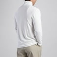 thumbnail image 3 of Men's High Neck Pleated Textured Loose Long Sleeved T Shirt, Polyester and Spandex, for Training and Lounging, 3 of 6