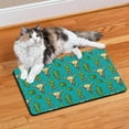 thumbnail image 2 of Minimalist Botanical Cactus Dog Feeding Mat - Waterproof Absorbent Pet Mat - Non-Slip Southwestern Design - Multi-Layer Structure - Easy Clean, 2 of 5