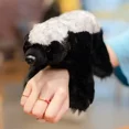 thumbnail image 3 of Simulated Honey Badger Plush Toy - Black 16'' Realistic African Wild Badger Stuffed Animal Toy, Wild Animal Plush Series Children's Gift, 3 of 7