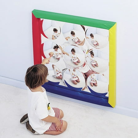 Children's Factory 34" H x 34" W Bubbles Mirror