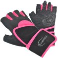 thumbnail image 1 of Lumintrail Half Finger Sports Exercise Gloves Anti-Slip Gel Padding Wrist Wrap Mens Womens Breathable Lycra Washable Weight Lifting Fitness Cycling, 1 of 4