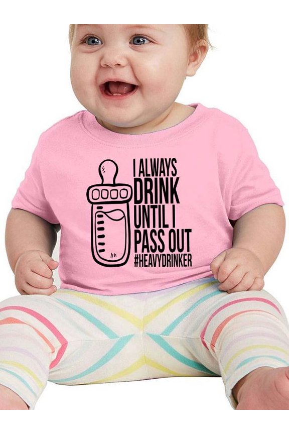 Siempre Bebo Hasta Dormirme T-Shirt Infant -Smartprints Designs, 24 Months