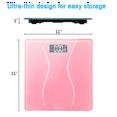 thumbnail image 2 of ZOUYUE Digital Bathroom Scale - Toughened Glass Electronic Weight Scale 396lb/180kg, 2 of 9