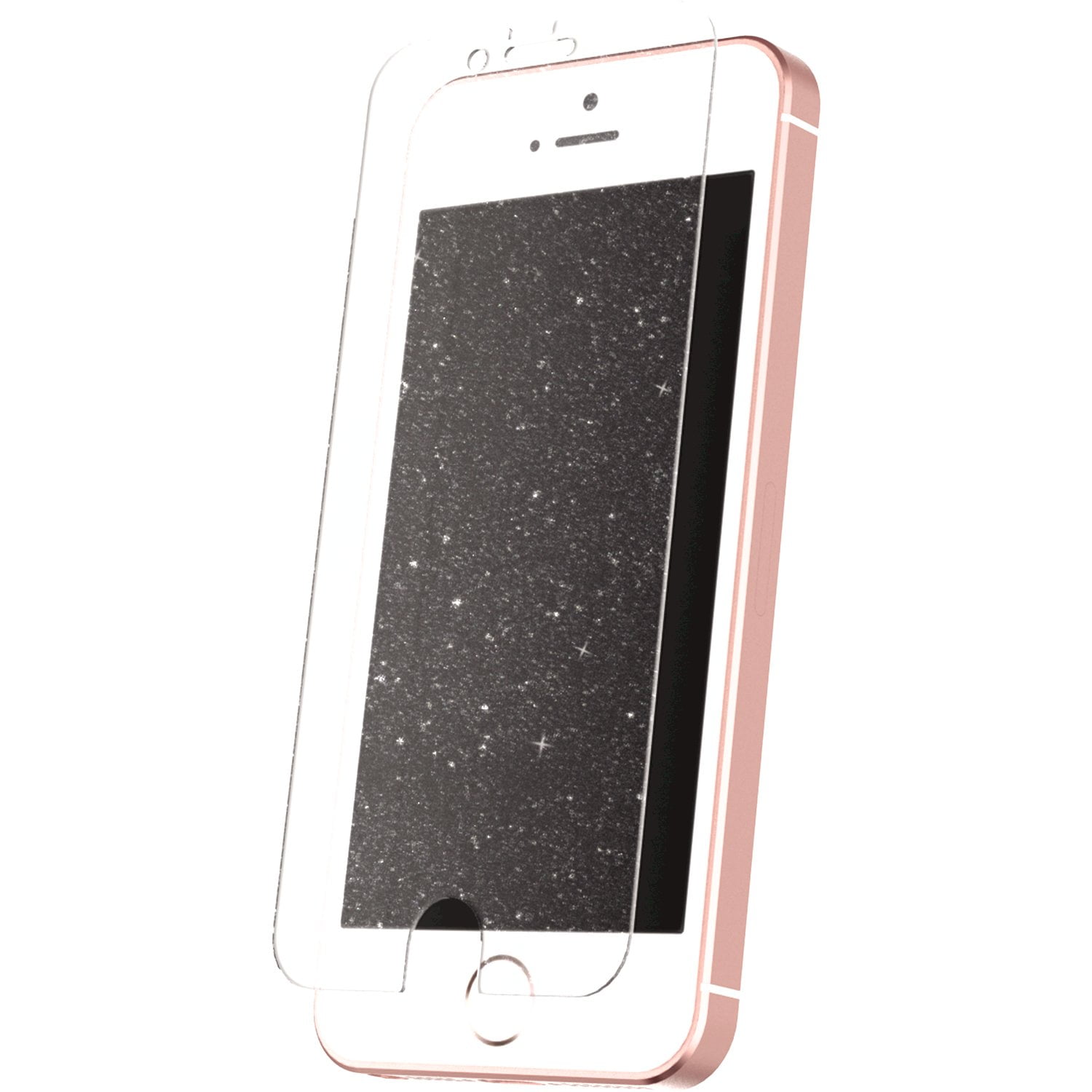 Onn Glitter Glass Screen Protector For Iphone 5 5s Se Walmart Com Walmart Com