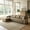 Camel-left facing, variant on AUU 135-Inch L-Shape Cloud Modular Sectional Sofa with Deep Seats – Plush Corduroy Upholstered Couch, No Assembly Required for Living Room or Bedroom