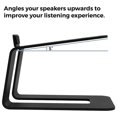 thumbnail image 4 of 1Pcs Desktop Speaker Stand Metal Audio Bracket Holder Universal Tabletop Stand, 4 of 6