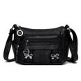 thumbnail image 2 of Bolsos de hombro de cuero suave con múltiples bolsillos, bolsos de mano para mujer, bolsos de diseñador, bolsos cruzados casuales para mujer, bolsos principales, 2 of 5