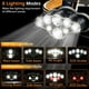 thumbnail image 3 of Linterna frontal LED recargable, ultra potente, 8 LED, 18&nbsp;000 lúmenes, impermeable y ligera, perfecta para acampar, pescar, explorar cuevas, correr y hacer senderismo., 3 of 5