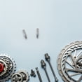 thumbnail image 4 of CTIRCHIU 2Pcs Mountain Bike Brake System Screws Silver Color Frame Mount Screws, 4 of 8