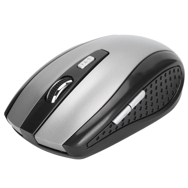 Cordless Mouse, Power-saving Mini Durable Wireless Mouse Fashionable Smart for Computer for Men for Female for Laptop Black,Gray