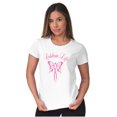 thumbnail image 3 of Celebrate Life Breast Cancer Support Womens Fitted Plus Size Graphic Tee Brisco Brands 2X, 3 of 5