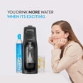 thumbnail image 5 of SodaStream Fuente de agua con gas, kit con cilindro de 60 l, negro, 5 of 5