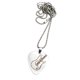 thumbnail image 5 of WEUVEB Charm Necklace with Shiny Black Cord and Rust Resistant Stainless Steel Guitar Pick Pendant, 5 of 7