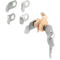 Counter Clockwise 5 Cams 5-Pin Mail Box Lock, Brass Face