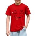 thumbnail image 2 of Piuwrlz 7 Boys Short T-Shirts Sleeve Kids Funny Graphic Shirts Tops Boy Funny Graphic Shirts Pullover T Shirts Red Size 7 Years, 2 of 7
