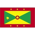 thumbnail image 1 of 5 ft. X 8 ft. Nyl-Glo Grenada Flag, 1 of 1