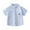 Blue, variant on Hiijoy Toddler Boys Cotton Button-Down Shirt Summer Casual Short Sleeve Shirt, Sizes 1-7