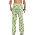 thumbnail image 2 of Top-kevin Sweet Frogs and Dragonflies Mens Pajama Bottoms with Pockets Warm Sleeping Pyjamas Men for Winter Sleeping, 2 of 13
