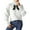 White, variant on Women's Turtleneck Fashion Pullover Knit Sweater 2025 Trendy Lantern Sleeve Lace & Bow Detail Soft Warm Fabric Elegant Daily & Date Wear Top