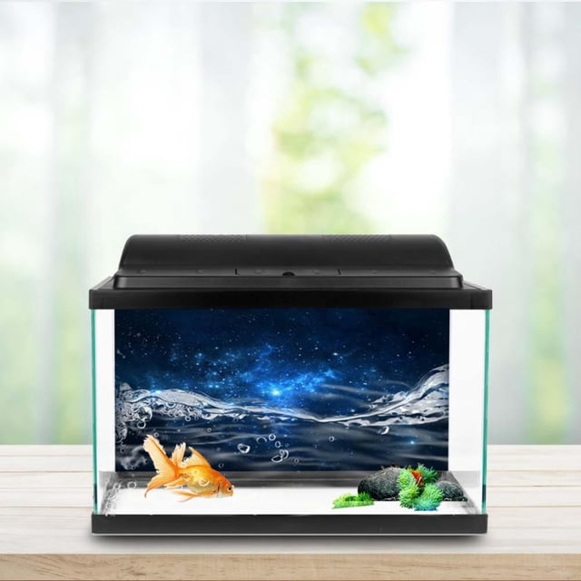 Spptty PVC Adhesive Star Dust Aquarium Fish Tank Background Poster Backdrop Decoration Paper, Fish Tank Decor Paper, Aquarium Poster