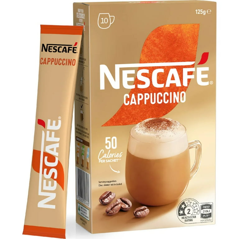 Nescafe Cappuccino Coffee Sachets 10 pack