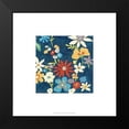 thumbnail image 2 of Zarris, Chariklia 12x12 Black Modern Framed Museum Art Print Titled - Indigo Garden VIII, 2 of 5