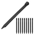 thumbnail image 1 of Uxcell Paquete de 10 Estacas de Jardín para Bordes de Paisaje, Estacas de Anclaje de Plástico de 12 Pulgadas [Negro], 1 of 1