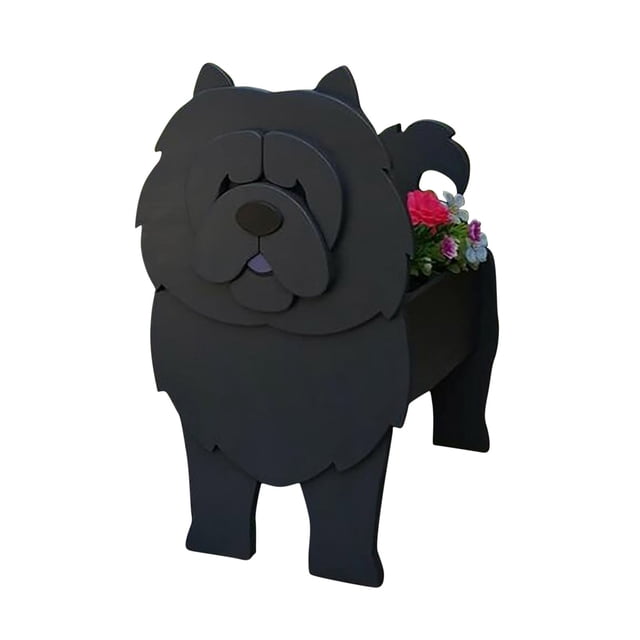 Petits Contenants de Rangement,Pot de Fleurs en Forme de Chien Jardin Pot de Plante Succulente Joli Contenant de Rangement pour Chien pour Plantes d'Extérieur Pot de Fleurs pour Chien,Contenant de Rangement d'Extérieur,Pots de Plantes d'Extérieur