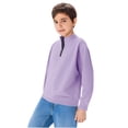 thumbnail image 4 of Cethrio Boys Sweatshirts with Zipper, Loose Fit Casual Stand-up Collar Fashion Long Sleeve Tops Purple Size 10-12, 4 of 8