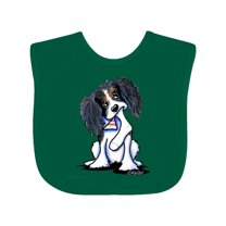 Inktastic Tri Color King Charles Spaniel Boys or Girls Baby Bib