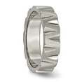 thumbnail image 4 of Titanium Satin and Polished 6mm Notched Band, 4 of 7