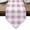 Pink, variant on Purple Plaid Table Runner Linen Burlap Table Runner 72 Inches Long Spring Summer Farmhouse Buffalo Checkered Dresser Scarves for Kitchen Island Coffee Dining Party Wedding Holiday Decor 18"x72"