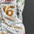 thumbnail image 6 of Sweet 16 Gifts for Girls, 16th Birthday Gifts for Girls, 16 Year Old Girl Gift Ideas, Best Sweet Birthday Gifts for 16 Year Old Girl, Cool Sweet Sixteen Gifts Blanket 60” x 50” for Girls, 6 of 6