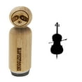 thumbnail image 1 of Cello Music Instrument Silhouette Rubber Stamp for Scrapbooking Crafting Stamping - Mini 1/2 Inch, 1 of 7