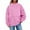 Pink, variant on Lenpel Oversized Sweatshirt for Women Turtleneck Long Sleeve Casual Pullover Tops Winter Fall Fashion Outfits with Pocket(White,X-Large)