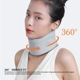 thumbnail image 3 of Soporte para el Cuello Espuma Viscoelástica Elástica Alivio de la Presión del Cuello Cuello Cervical Protección del Cuello Soporte Fijo para el Cuello Lavable para la Oficina ANGGREK Otros, 3 of 8