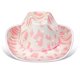 thumbnail image 1 of Set de sombrero de vaquero rosa con estampado de leche y gafas para adultos, 1 of 2