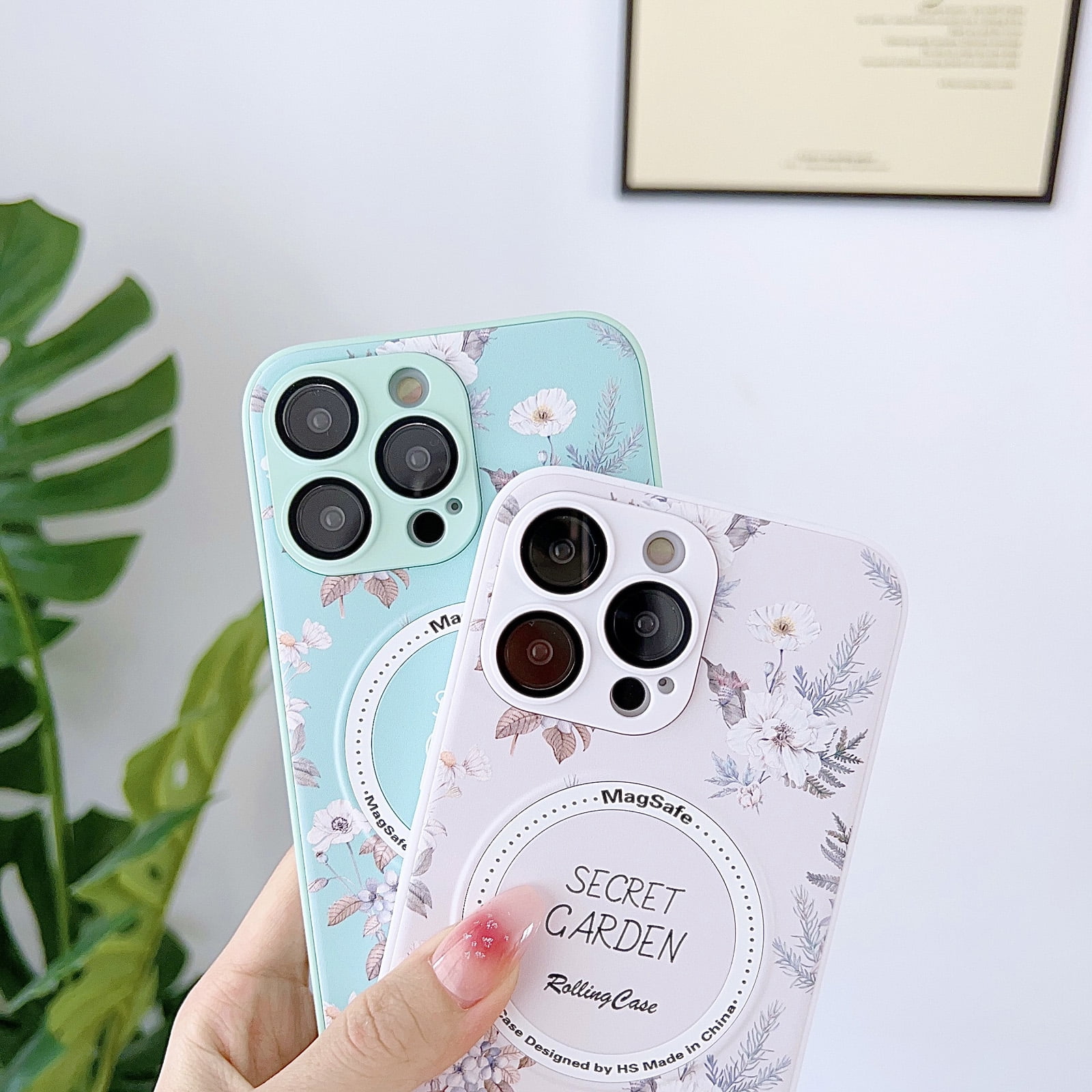 Mixroom - Funda Para IPhone 13 Pro Con Círculo Magnético