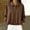 Brown, variant on Womens Faux Suede Bomber Jacket Casual Lapel Pilot Cropped Coat Oversized Batwing Long Sleeve Motorcycle Jackets Dressy Outerwear