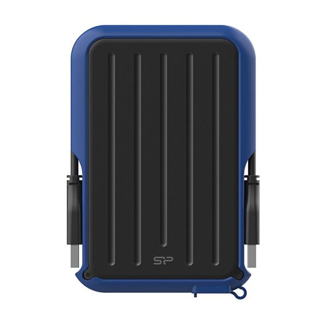 Silicon Power Disque Dur Externe A66 5000 Go Noir, Bleu