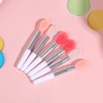 thumbnail image 2 of PEACNNG Silicone Makeup Applicator 6 Pack Lip Brushes Lipstick Balm Tools, 2 of 5
