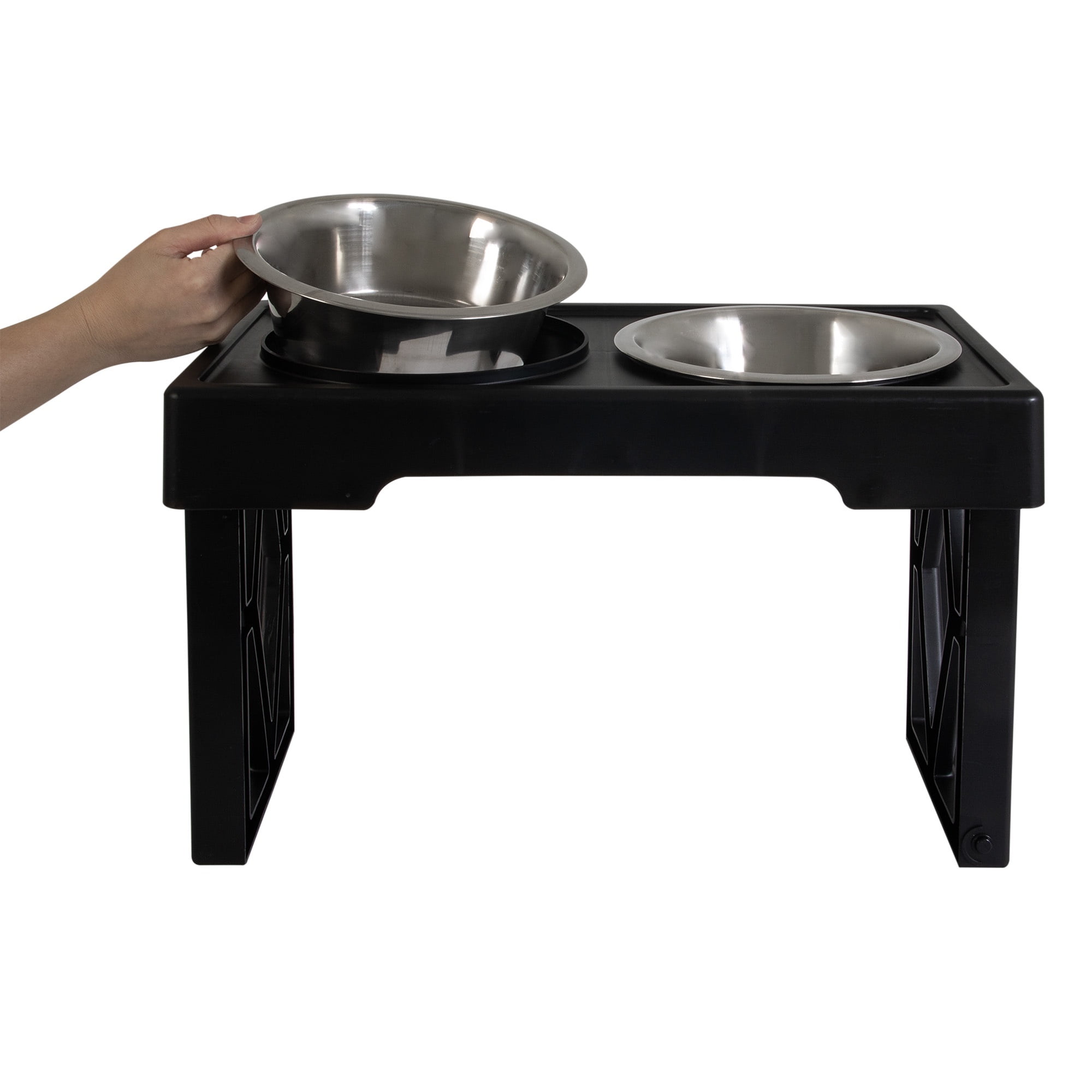 elevated dog bowls walmart
