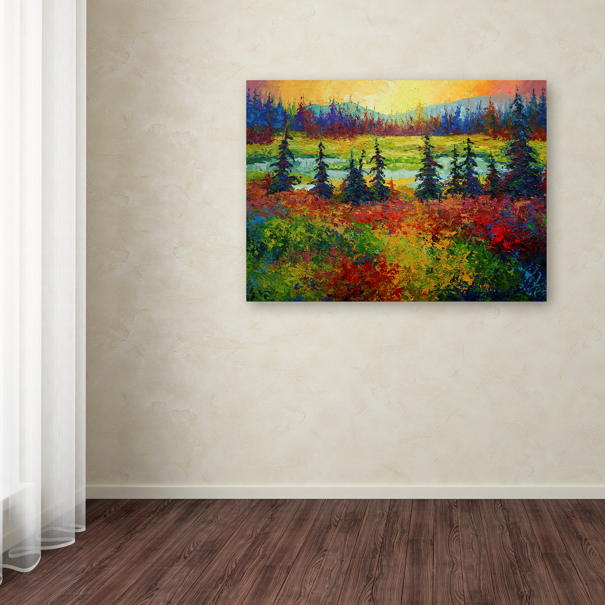 Marion Rose 'Ak' Canvas Art
