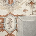 thumbnail image 4 of SAFAVIEH Micro-Loop Hypatia Traditional Wool Area Rug, Ivory/Rust, 8' x 10', 4 of 7