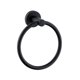thumbnail image 1 of Toallero redondo negro, toallero redondo, soporte para toallas de baño y cocina, colgadores de montaje en pared, almacenamiento resistente de acero inoxidable, 1 of 4