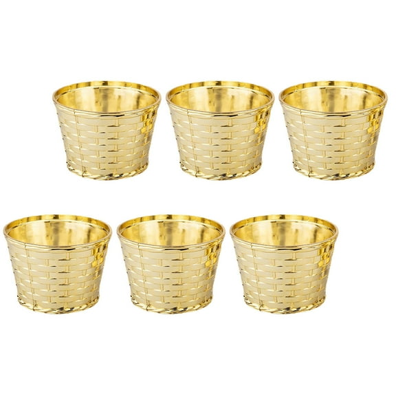 Moluckfu Small Fake Tree Stand Easy to Install Plastic Christmas Tree Base 6Set